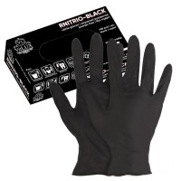 Перчатки нитриловые VitLux RNITRO черные (размер ХL), 50 пар